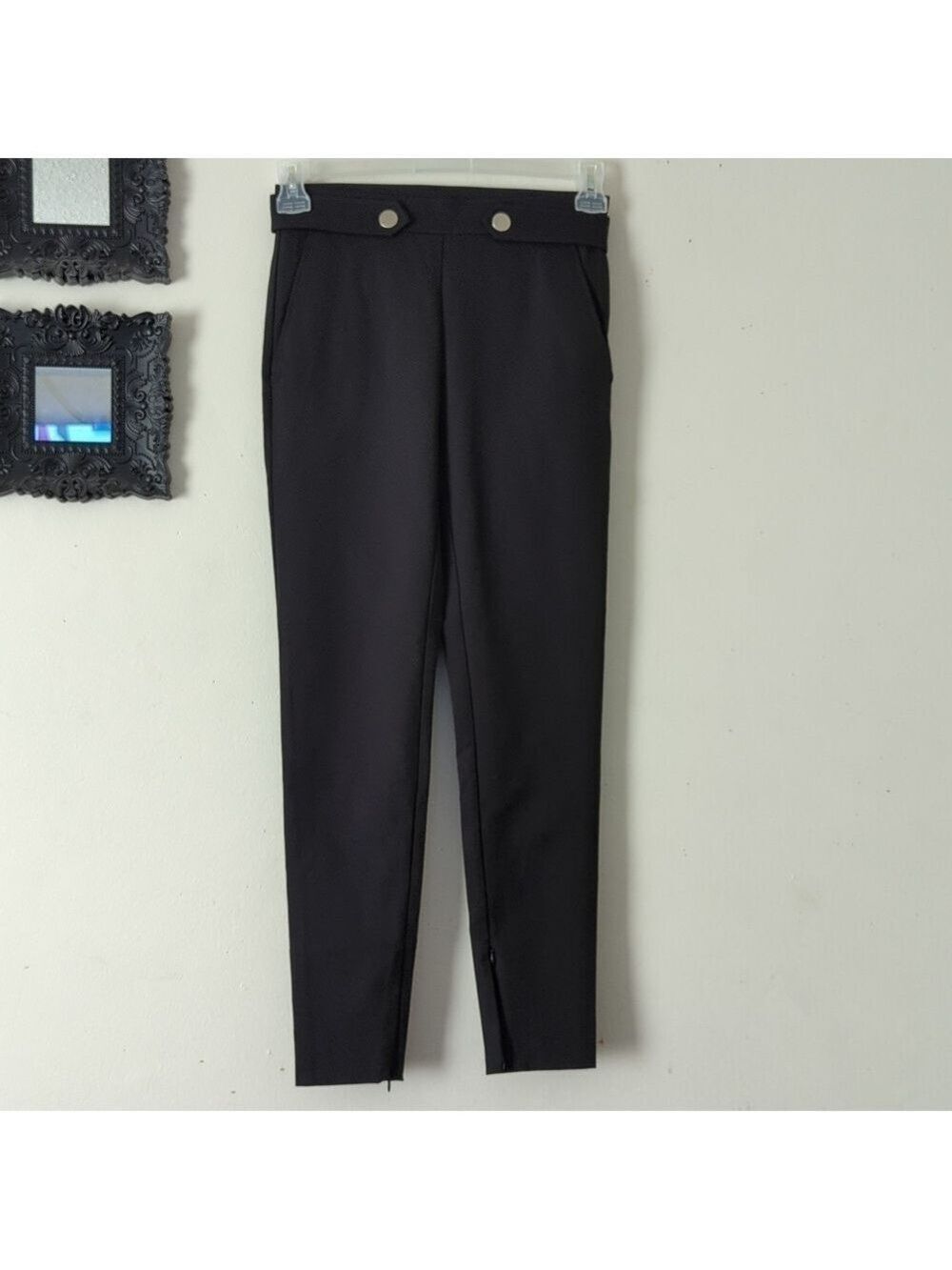 Pinko Zip Ankle Skinny Pants